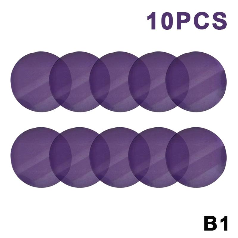 5/10Pcs Self-Adhesive Color-Changing Film For Lights Warm Light Ambiance Lamp Replacement Sheets 74Mm Light Stickers Diy Ambient