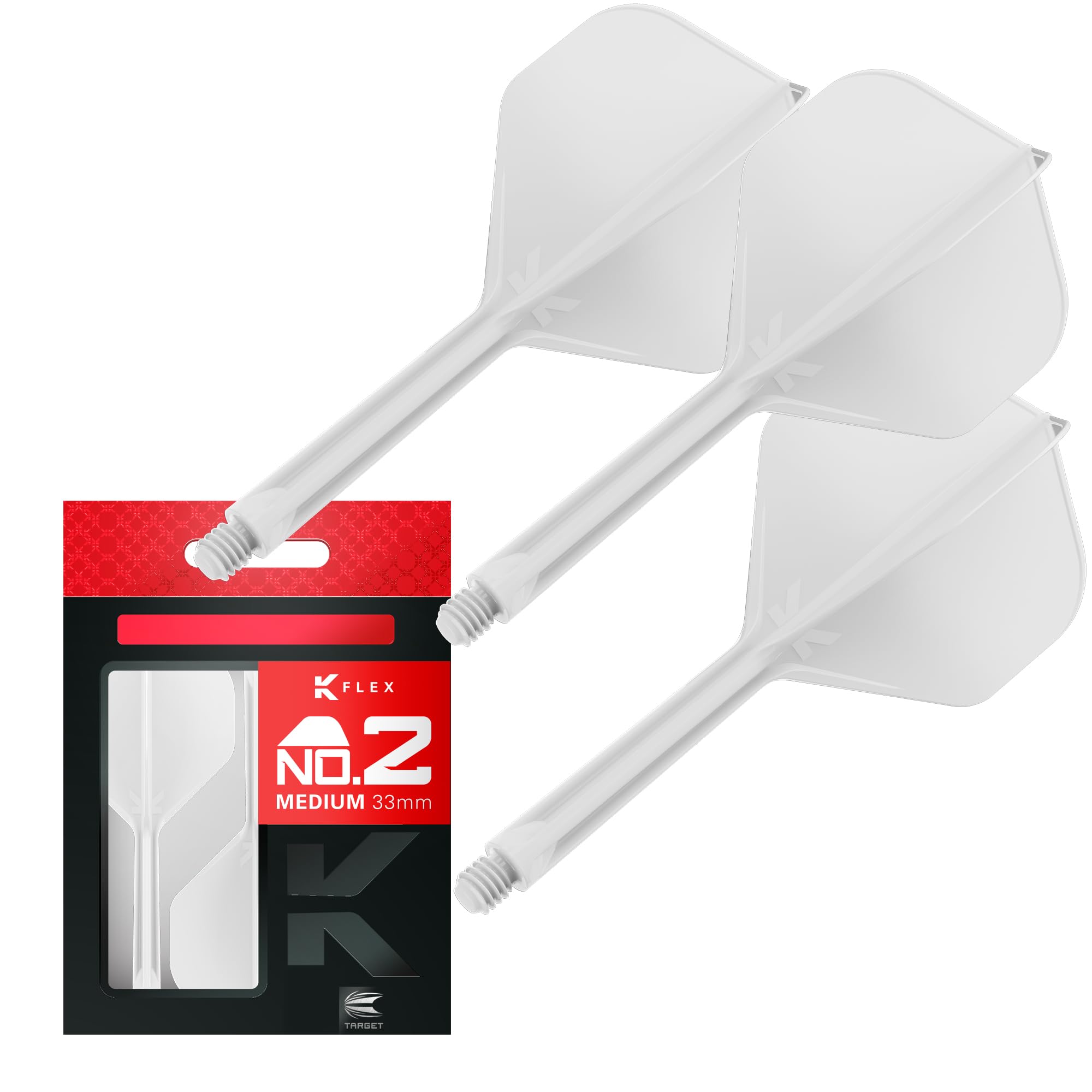 TARGET K-FLEX FLIGHT STANDARD/NO2 FLIGHT 33mm white белый