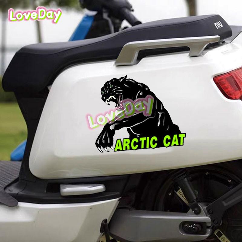 Arctic Cat Logo Aufkleber Bad Kitty Vinyl Autoaufkleber Schneemobil Ski Anhänger Motorrad Aufkleber Sport Racing Zubehör Aufkleber