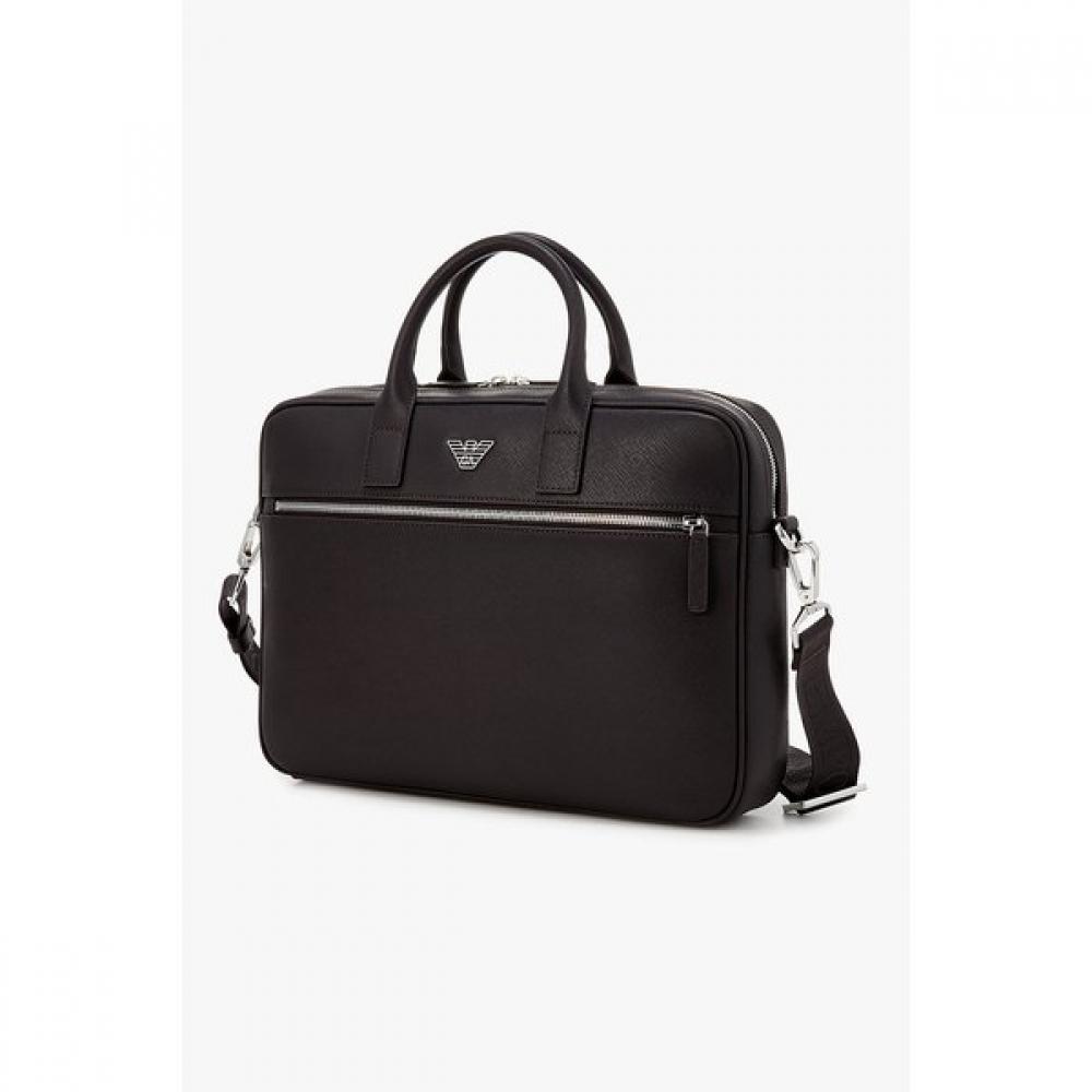Emporio Armani Men S Logo Plate Small briefcaSe A516132017