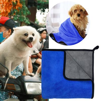 Toalha absorvente para animais de estimação para cães, toalhas de banho maiores para gatos, lenços umedecidos de secagem rápida
