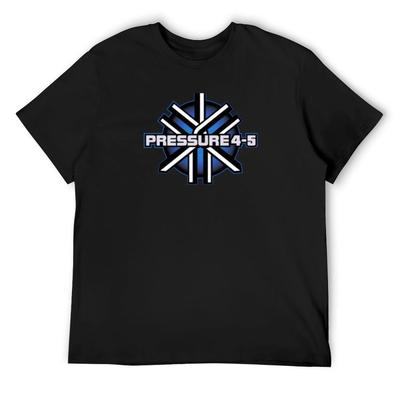 Blue PRESSURE4-5 Band Logo T-Shirt Blanks New Edition Graphic T Shirt Vintage Vintage T Shirts Heavy Weight T Shirts for Men