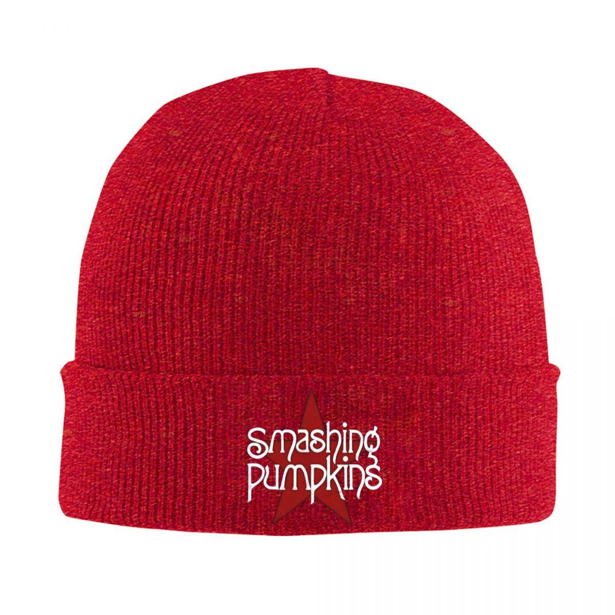 

Smashing Pumpkins Теплая вязаная шапка Зимняя вязаная шапка-бини Шапка-бини Шапки в стиле хип-хоп для унисекс One Size