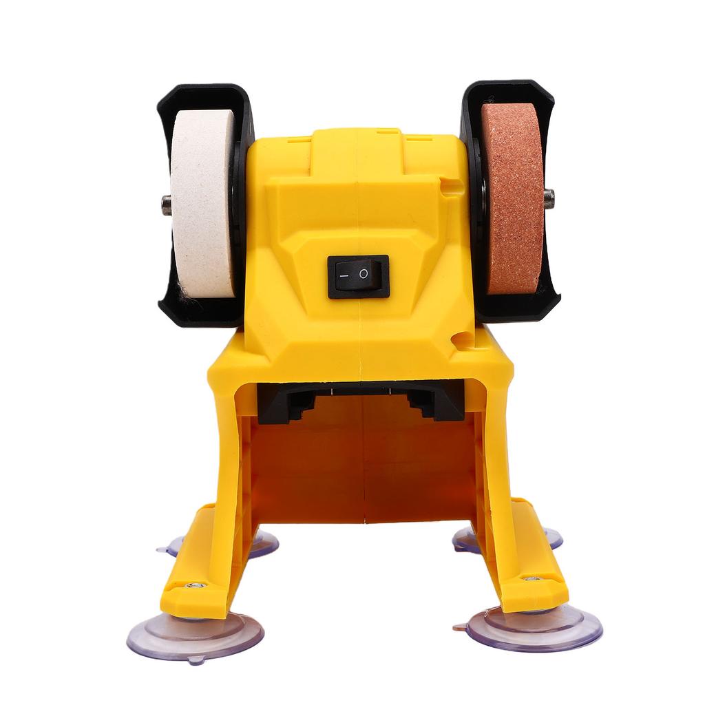 Mini Bench Grinder Fit for DCB206 Battery Cordless Small Sanding Grinding Polishing Machine with 4 Suction Cups