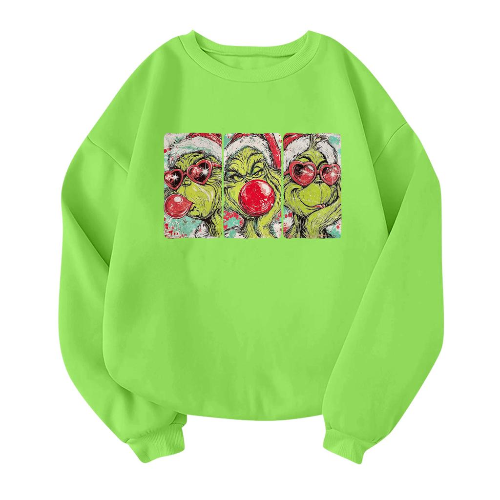 Children's Fashionable Lightweight Long-sleeved Round Neck Pullover With Pockets Printed Pullover