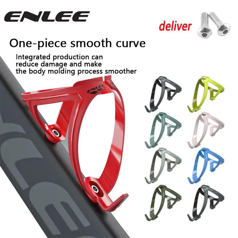 ENLEE Bike Water Bottle Cages Road Bike Bottle Holder Ultra Light Bicycle Water Bottle Holder Outdoor Cycling Fixed Frame 6