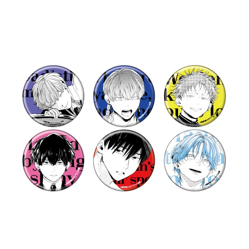 Очадзуке Васаби 5-я годовщина 01 [Официальная иллюстрация] Полный набор значков (Коробка на 6 штук)