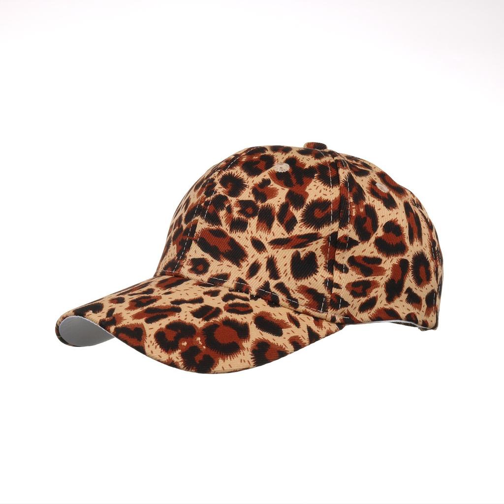Unisex Classic Cotton Leopard Baseball Cap Sun Hat  Plain Caps