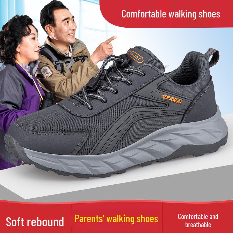 Zhang Kaili Women's Non-slip Soft Sole Spring Shoes - Comfortable, Breathable Casual Footwear for Middle-aged and Elderly