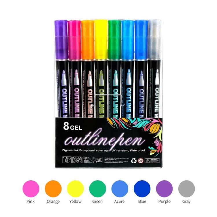 

Glitter Gel Markers Pens For Kids Adults Crafting Scrapbooking Journaling Smooth Writing Experience Art Supplies