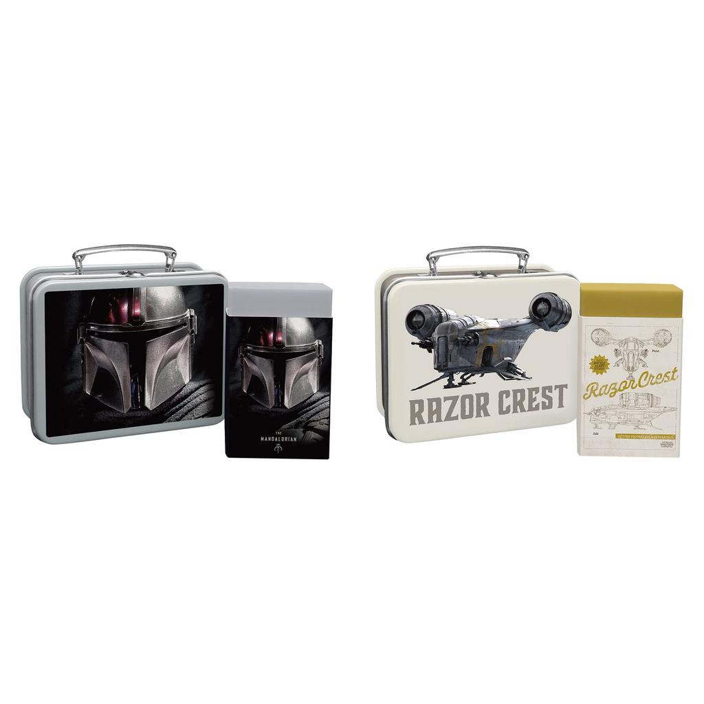 Metakeshi Star Wars: The Mandalorian Series 5 (Box of 10) Black, Approx. 5 x 7 x 3 cm (Tin Case), Approx. 5 x 3 x 1 cm (Eraser) MT-KS #05