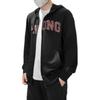 Li-Ning Campus Series Casual Hooded Letter Print Sweatshirt Unisex Sweatshirt Black YWDU561-1