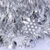 Simulative Mini Christmas Tree Decoration Silver with Creative Wool Ornament for Party Home Office Car Decoration