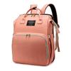 Multifunctional Diaper Backpack & Folding Baby Bed Combo - Stylish 2020 Design for Moms