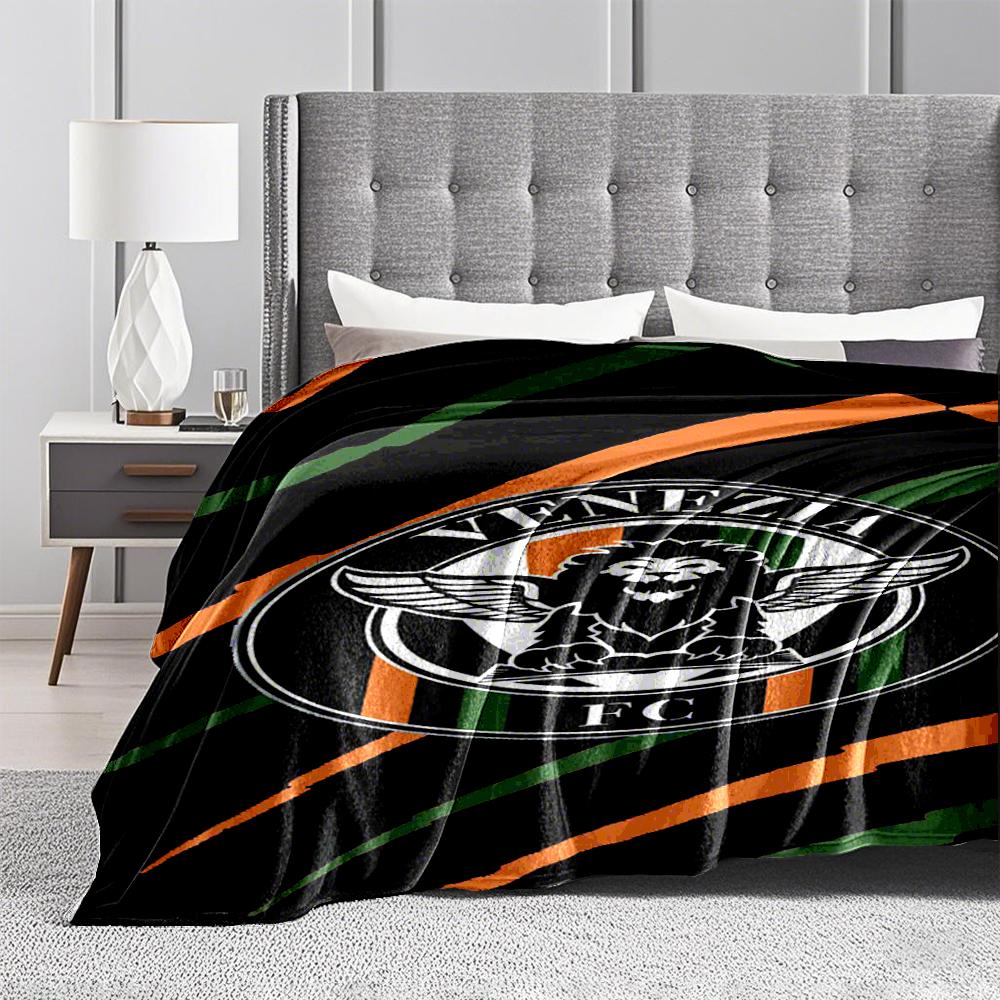 Venezia FC Winged Lion Design Flannel blanket for bedroom, living room, sofa, and nap