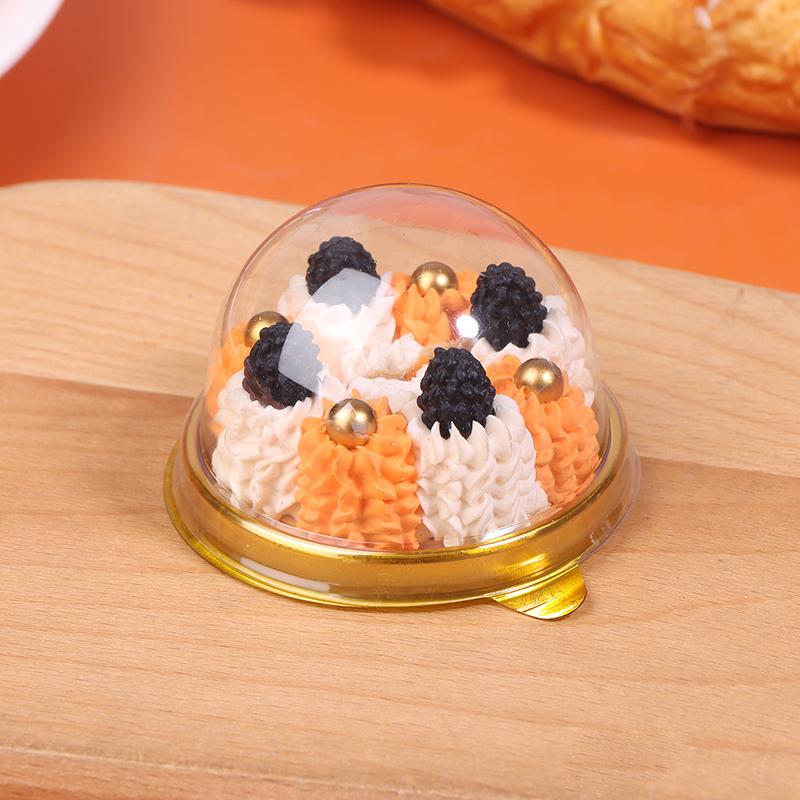 10Pcs Clear Plastic Mini Cupcake Boxes Muffin Pod Dome Container Muffin Boy για Γαμήλια Γενέθλια Διακοσμήσεις ψησίματος