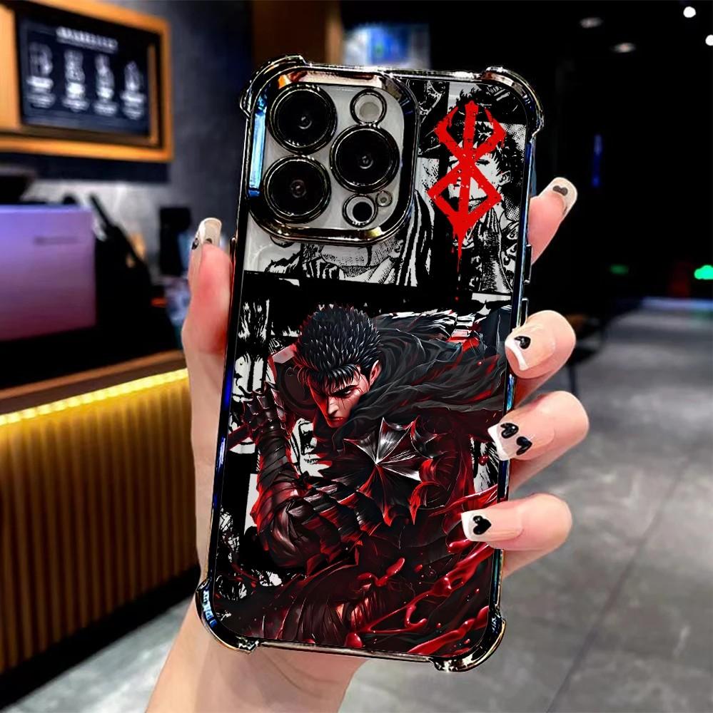 

Новый крутой чехол для телефона с покрытием в стиле аниме Berserk для Samsung S26 S25 S24 S23 S22 S21 S20 FE Note20 Edge Plus Ultra 4G 5G Противоударный Samsung S25 Ultra 5G