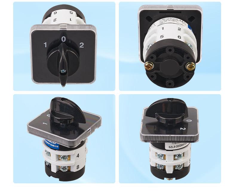 Zhuochao SZL9 Rotary Changeover Switch, LW31 GLE9 EP Equivalent