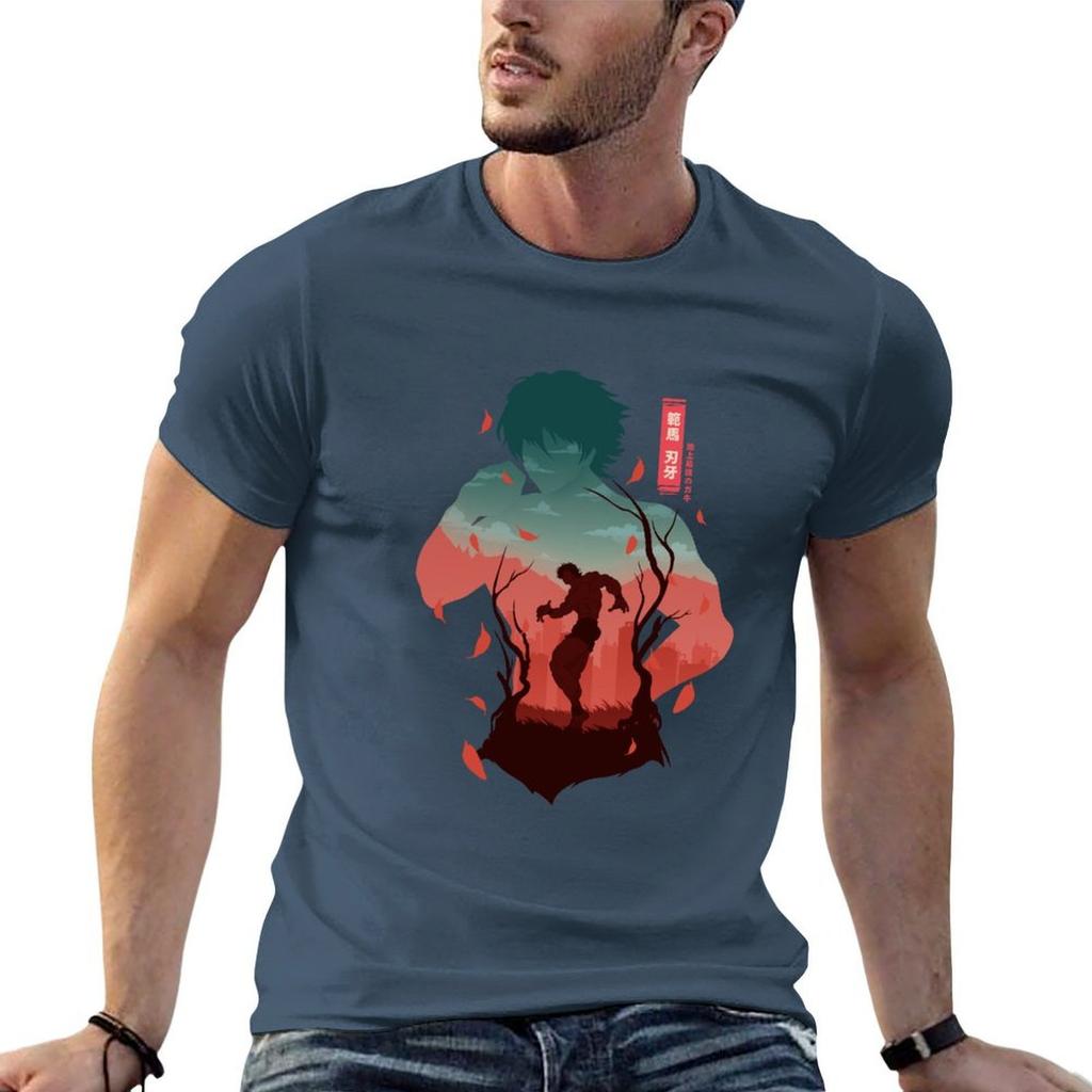Baki Hanma Silhouette TShirt Long Lasting Casual TShirt