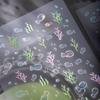 SKY Ocean Fish & Seaweed Nail Art Stickers - Jelly Shell & Bubbles Design