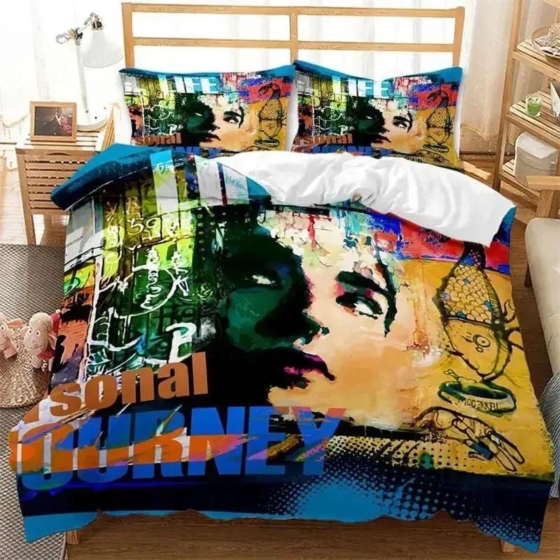 Graffiti Hip Hop Street Culture 3D NEW Duvet Cover Pillowcase Bedding Set Adult Boy Girl Bedroom Decoration Single Double Large