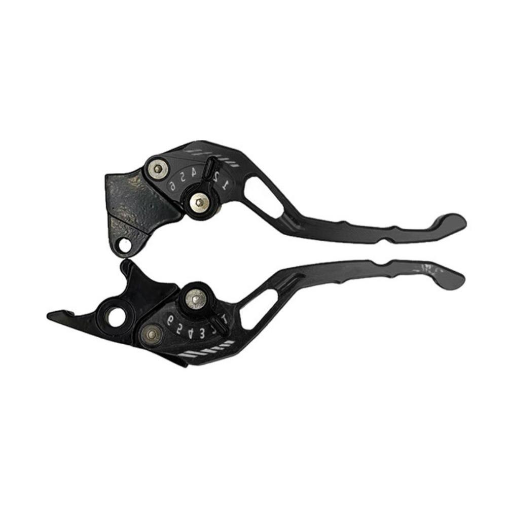 New CNC Motorcycle Brake Lever Adjustable Aluminium Alloy Brake Handle Dual Disc Drum Brake Accessories