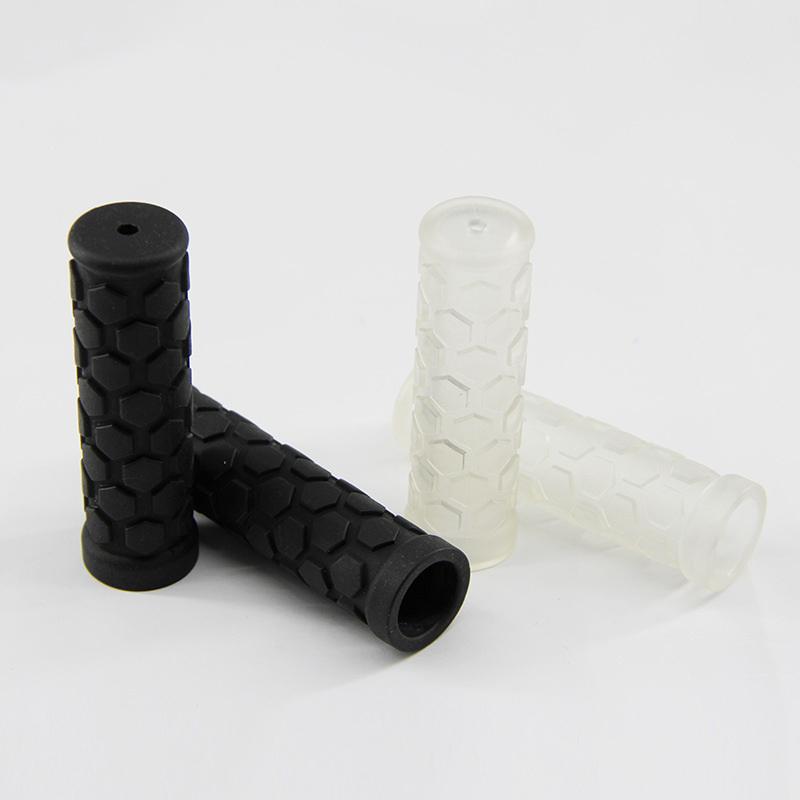 1 Pair Bike Grips Handlebar Cover Mountain Foldable Non-Slip Rubber Scooters