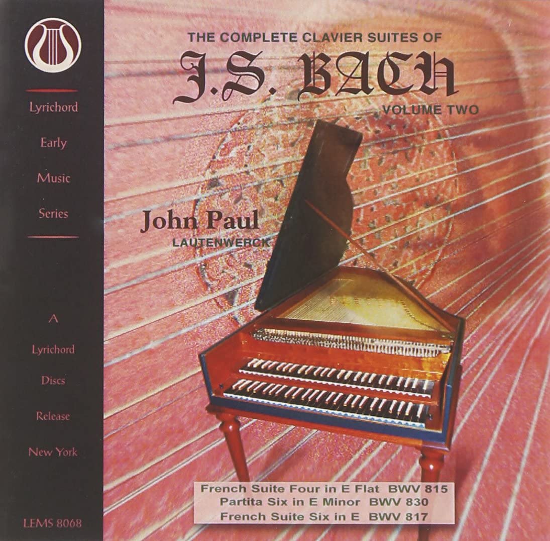 

CD JOHN PAUL - Complete Clavier Suites of J.S. Bac LEMS8068 Japan Classical Used