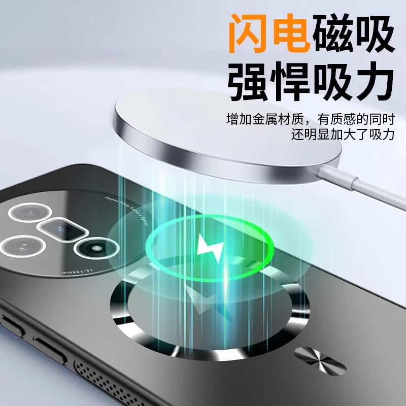 Magnetic Phone Case for OPPO FindX 8Pro, Wireless Charging, Heat Dissipation, Anti-Fall, New