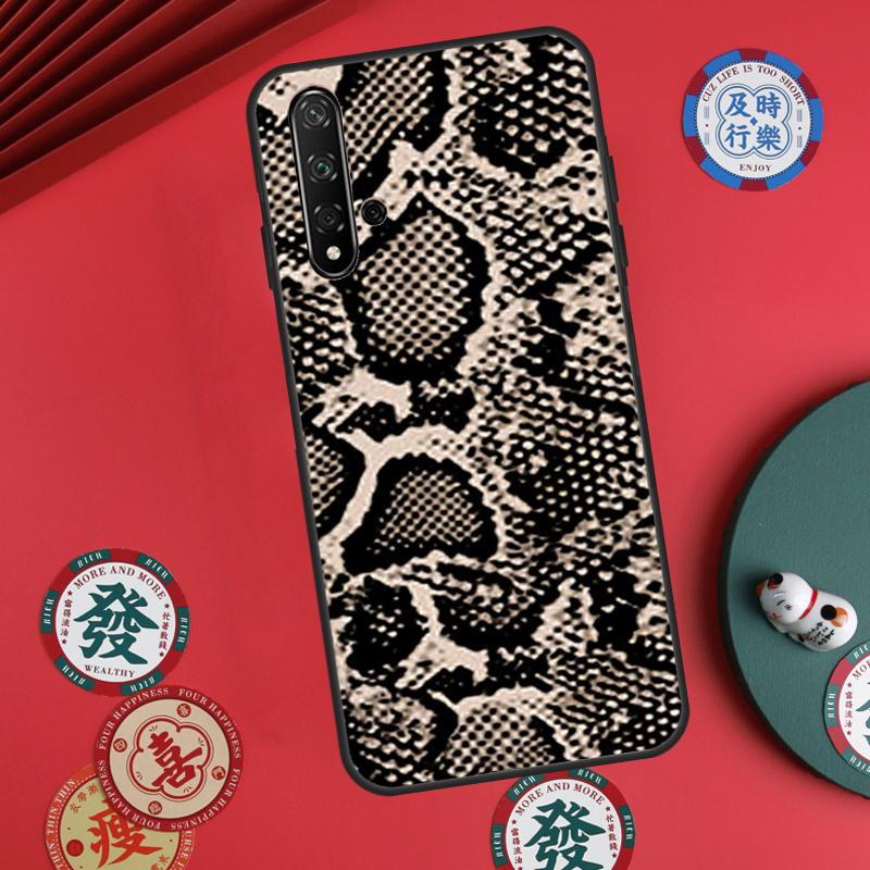 Schlangenhaut-Print Für Huawei Nova 12s 7i 8i 11i 12i Y73 Y70 Y90 Y60 Y72 Y61 Y91 9 10 SE P30 Pro P40 Lite Hülle