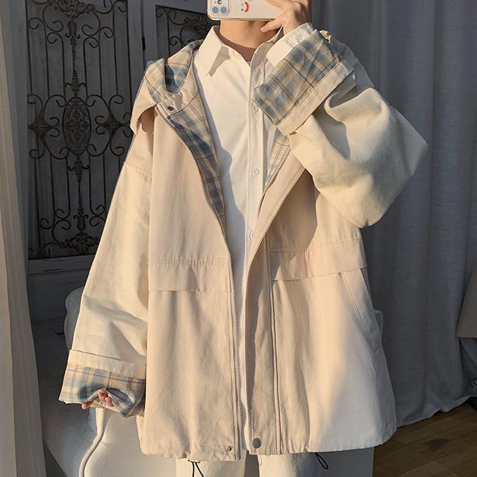 Women's Korean Style Loose Spring Jacket - Harajuku & Hong Kong Inspired, Versatile 2025 Salt Style for Students & Couples