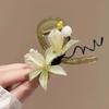 1pcs Chinese Style Floral Acrylic Hairpins Hair Clip Crab Hair Claws For Women Girl Flower Hair Accessories Headdress Party Gifts