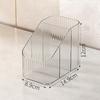 Thick Transparent Makeup Brush & Pen Holder, Divided Storage Box, Lipstick Display Rack