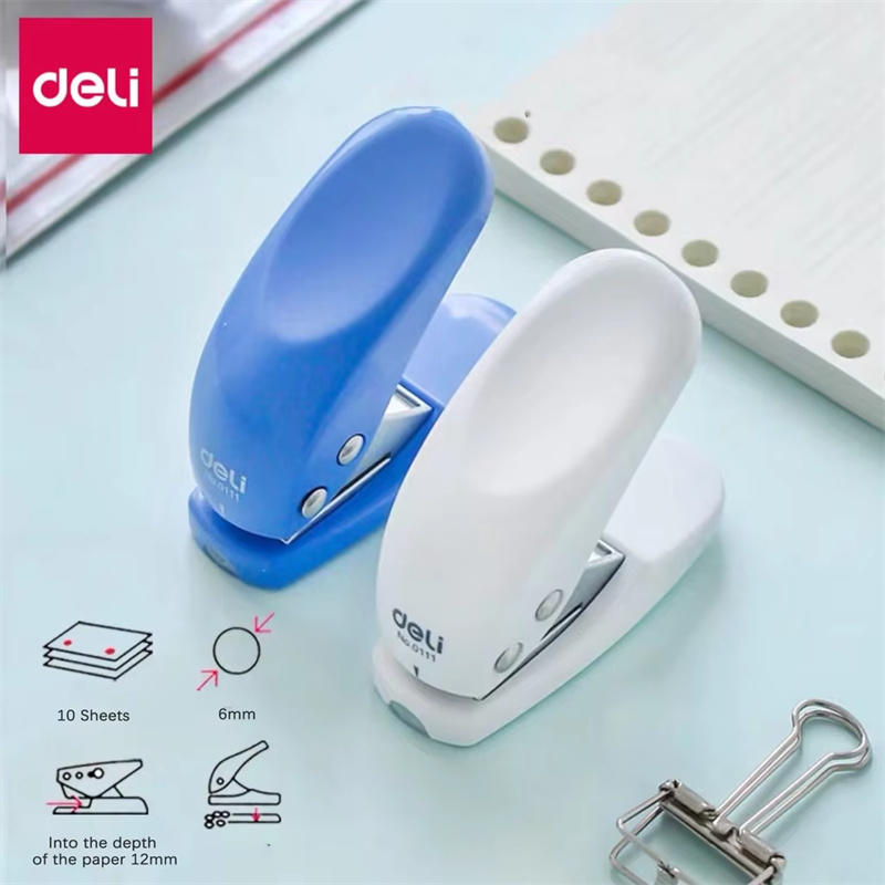 Single Hole Punch for School & Office Mini Manual Hole Puncher for Paper Tickets and Crafting