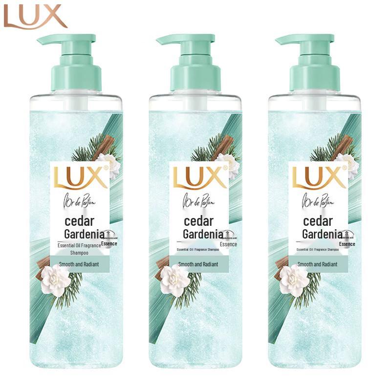 LUX Essential Oil Fragrance Shampoo - Cedar Gardenia 3-Pack