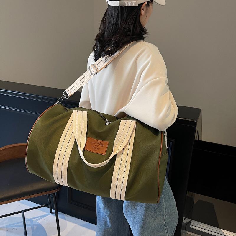 Fashion Contrasting Colors Outdoor Sports Fitness Yoga Bag Lightweight Waterproof Large Capacity Business Trip Luggage Couple Tide