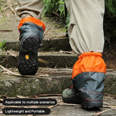 1 Paar Beingamaschen mit Reflektorstreifen, verstellbar, für Herren und Damen, zum Wandern im Freien, Klettern, Skifahren, Jagen, Schlangenschutz, Schneestiefel-Schuhgamaschen-Schutzabdeckung