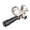 7 piece S Type Keg Coupler Silver Safety Pressure Relief Valve Draft Beer Dispenser  Home Brewing
