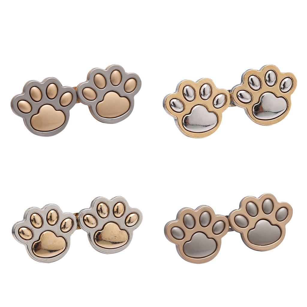 Detachable Jean Button Clasps Adjustable Waist Buckle Snap Pants Buckles Extender Pant Waist Tightener for Loose Pants