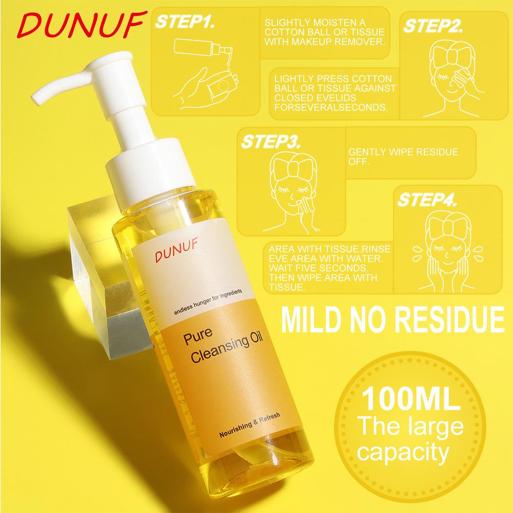 100ML Cleansing Oil with Plant Extracts Deep Pore Cleansing Moisturizes Reduces Blackheads Makeup Remover for Face Skin Care
