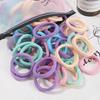 30/50/100PCS/Lot Girl Mix Colors Hair Bands Basic Hair Ties Elastic Headband Hair Scrunchies Women Accessories Ponytail Holder