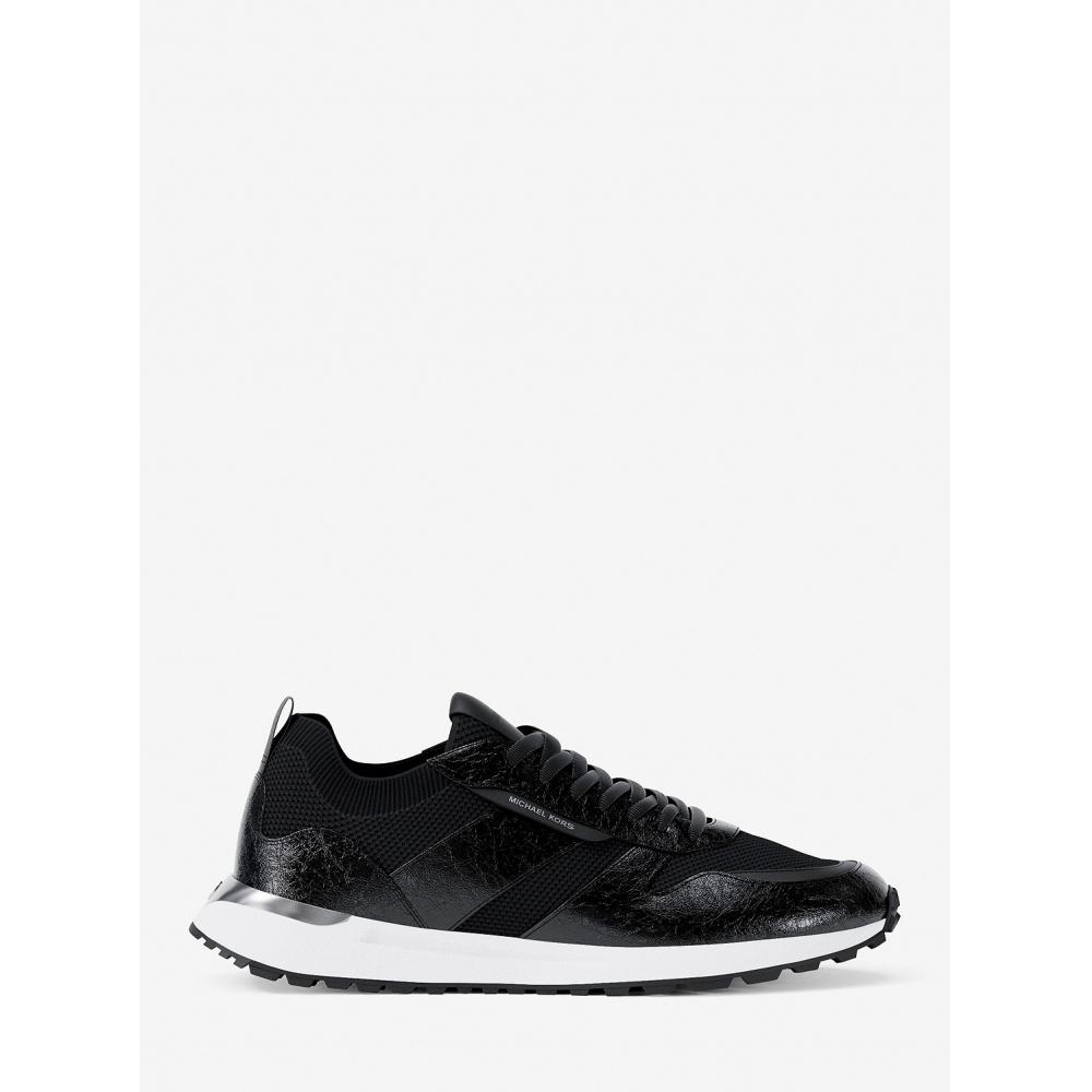 Michael Kors Jesse Mix Media Sneakers 49s6jsfs3d1 Black