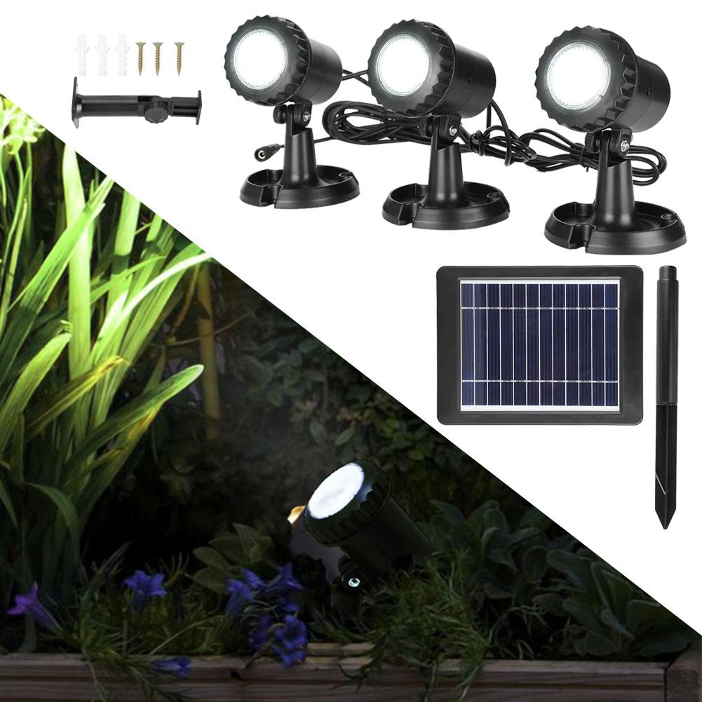 Solar Energy Underwater Lamp Equipment with Light Heads Energy Saving IP65 Waterproof