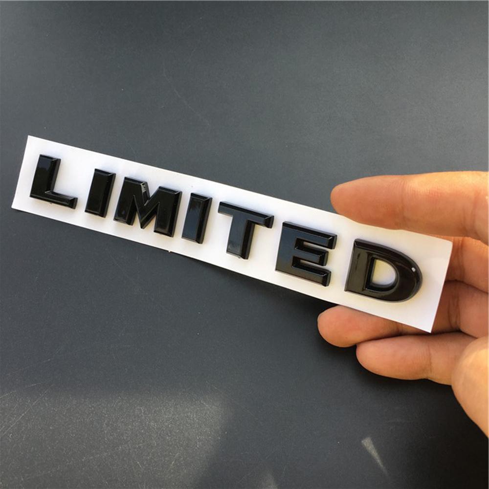 New 1Pcs 3D Metal LIMITED Car Side Fender Rear Trunk Emblem Badge Sticker Decals For JEEP Wrangler Compass Commander Cherokee AMR1