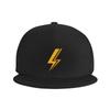 Lightning Cool Gorra de béisbol plana Hiphop para adolescentes unisex Snapback Trucker Hat Snapback Cap Poliéster Four Seasons Casual