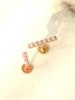 Minimalpiercing 14K Internal Cubic Stick Labret Piercing S, M