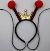 Bee Headband with Fluffy Ball Antennae for Kids & Adults