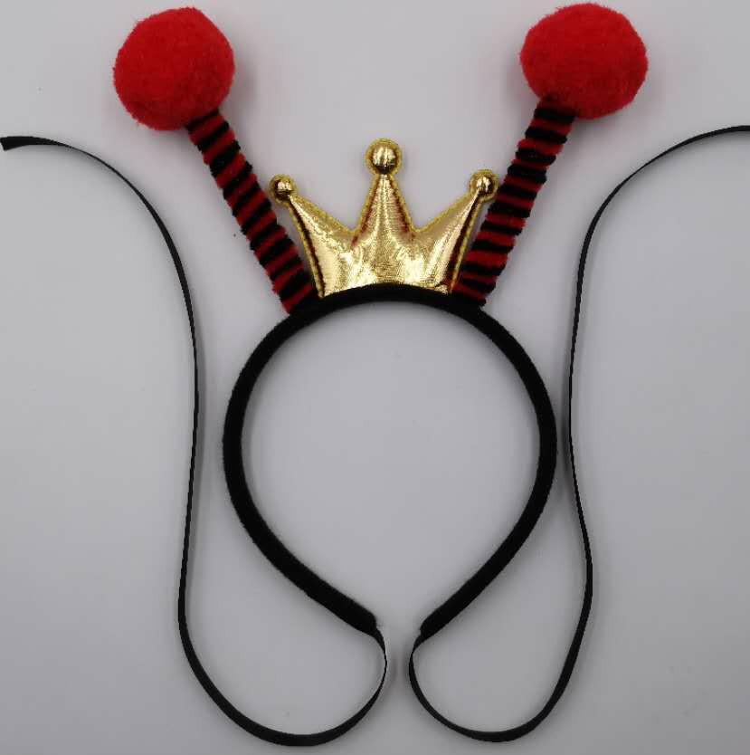 Bee Headband with Fluffy Ball Antennae for Kids & Adults