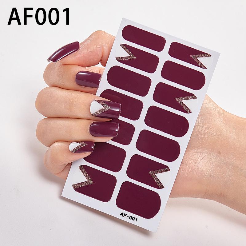 Women Hot Nail Sticker Plastic Sticker Nail Sticker Decals Art Casual Fashion Elegant Randomly CLE
