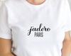 Ik hou van Parijs T-shirt, Frans Slogan T-shirt, Parisisch Cadeau